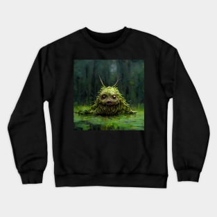 Little green creature from the Lagoon Crewneck Sweatshirt